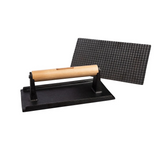 Tramontina Rectangular Grill Press 22.5 x 12.5cm Pre-seasoned Cast Iron